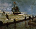El embarcadero de Le Havre en Rough Westher II Claude Monet